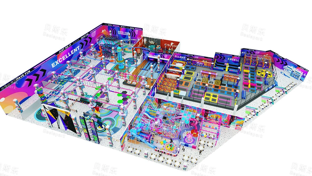 哥斯达黎加4000方淘气堡 图库 4
