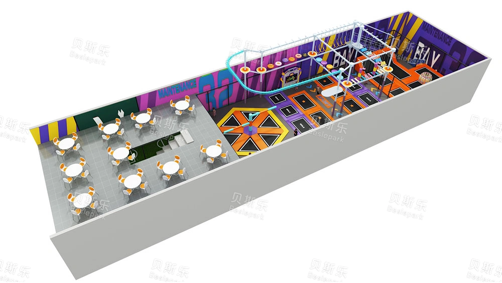 葡萄牙260方蹦床乐园 图库 6